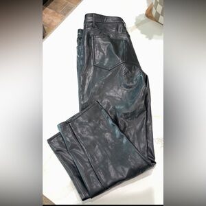 Abercrombie & Fitch faux leather pants